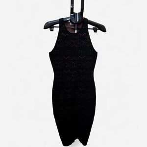 Bailey 44 Black Textured Mini Dress
